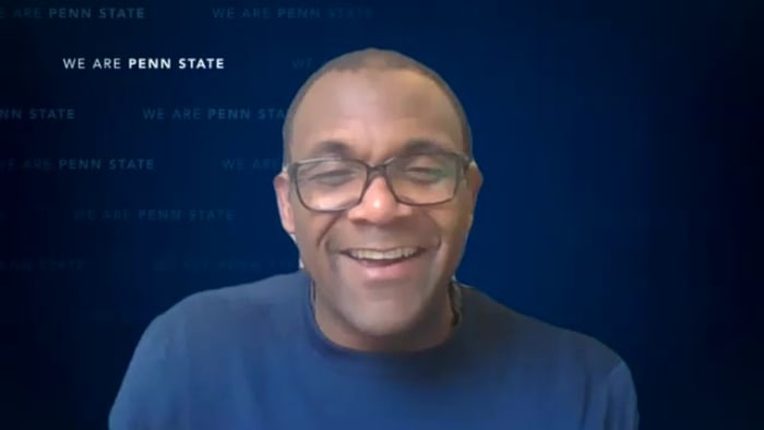 Penn State Trustee, and former All-American linebacker, Brandon Short.